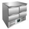 SARO Kühltisch mit Schubladen, VIVIA S901 S/S TOP 4x 1/2 GN