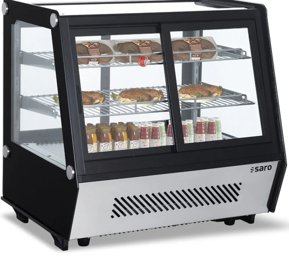 SARO Kühlvitrine Countertopkühlung vorn+hinten Schiebetüren SELF 125