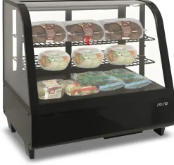 SARO Kühlvitrine KATRIN, 100 Liter schwarz