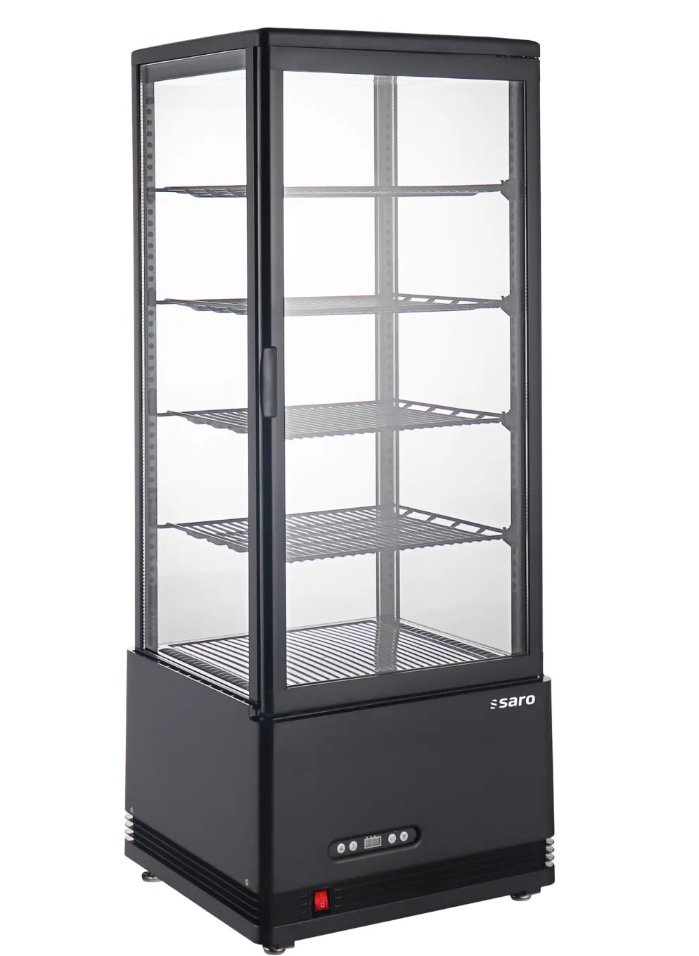 SARO Kühlvitrine SC100AV, schwarz