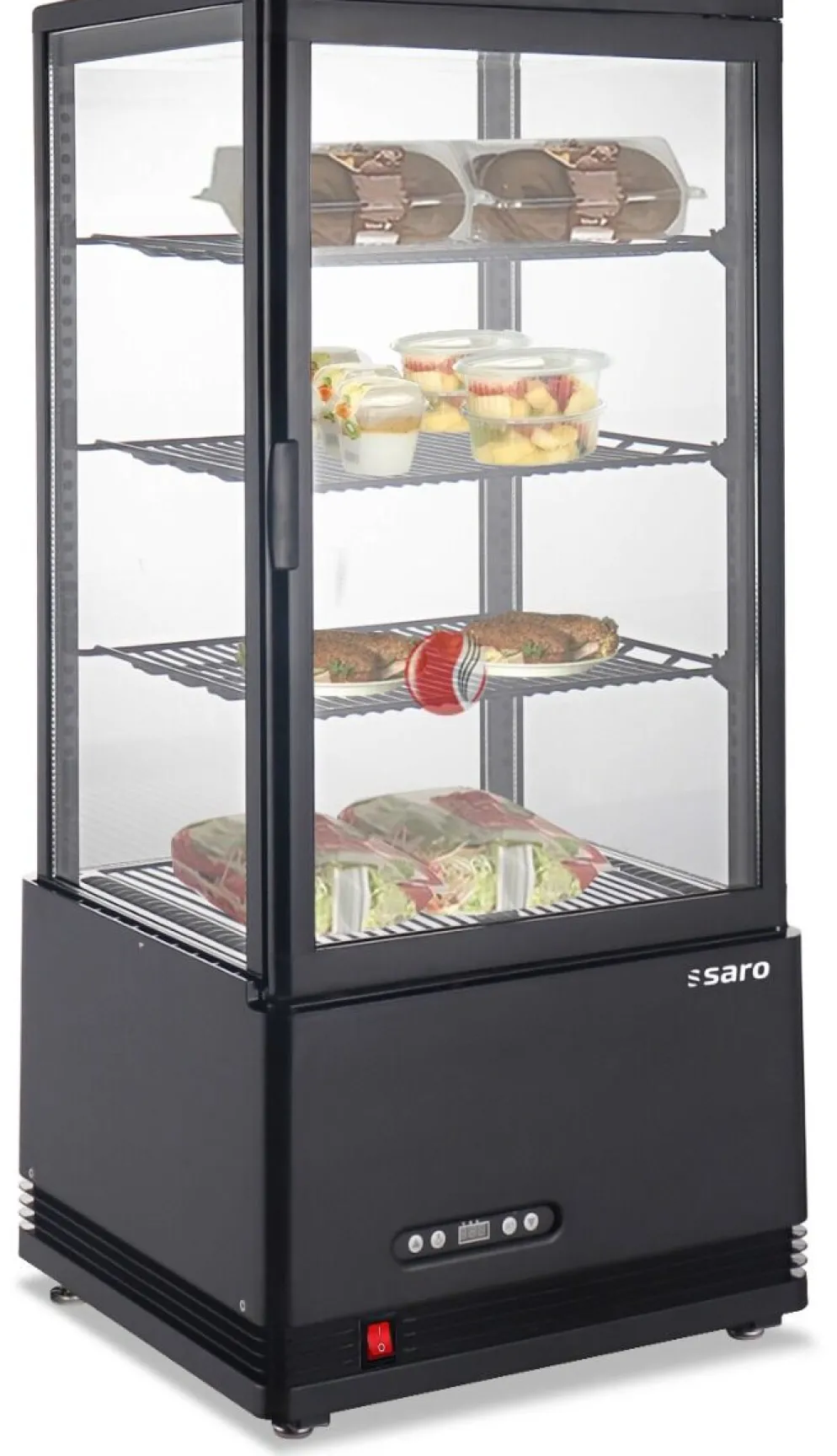 SARO Kühlvitrine SC 70 AV, schwarz