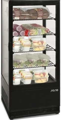 SARO Kühlvitrine SC 100 schwarz