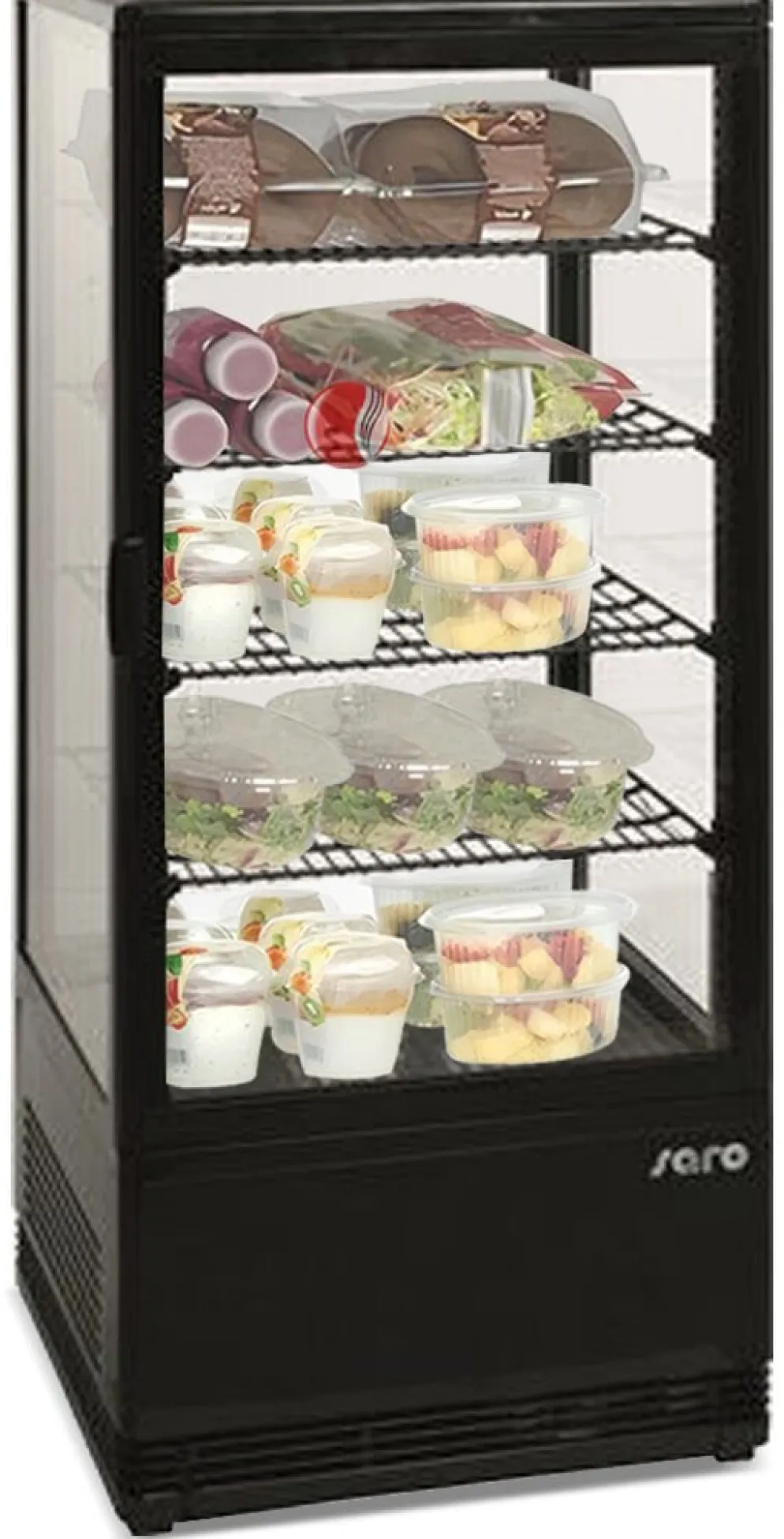 SARO Kühlvitrine SC 100 schwarz