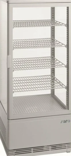 Saro Kühlvitrine SC 100 weiß, 98 Liter, 428x386x110mm