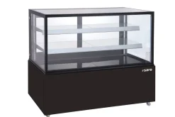 SARO Kuchenvitrine 510L schwarz VANESSA, Breite 1515mm