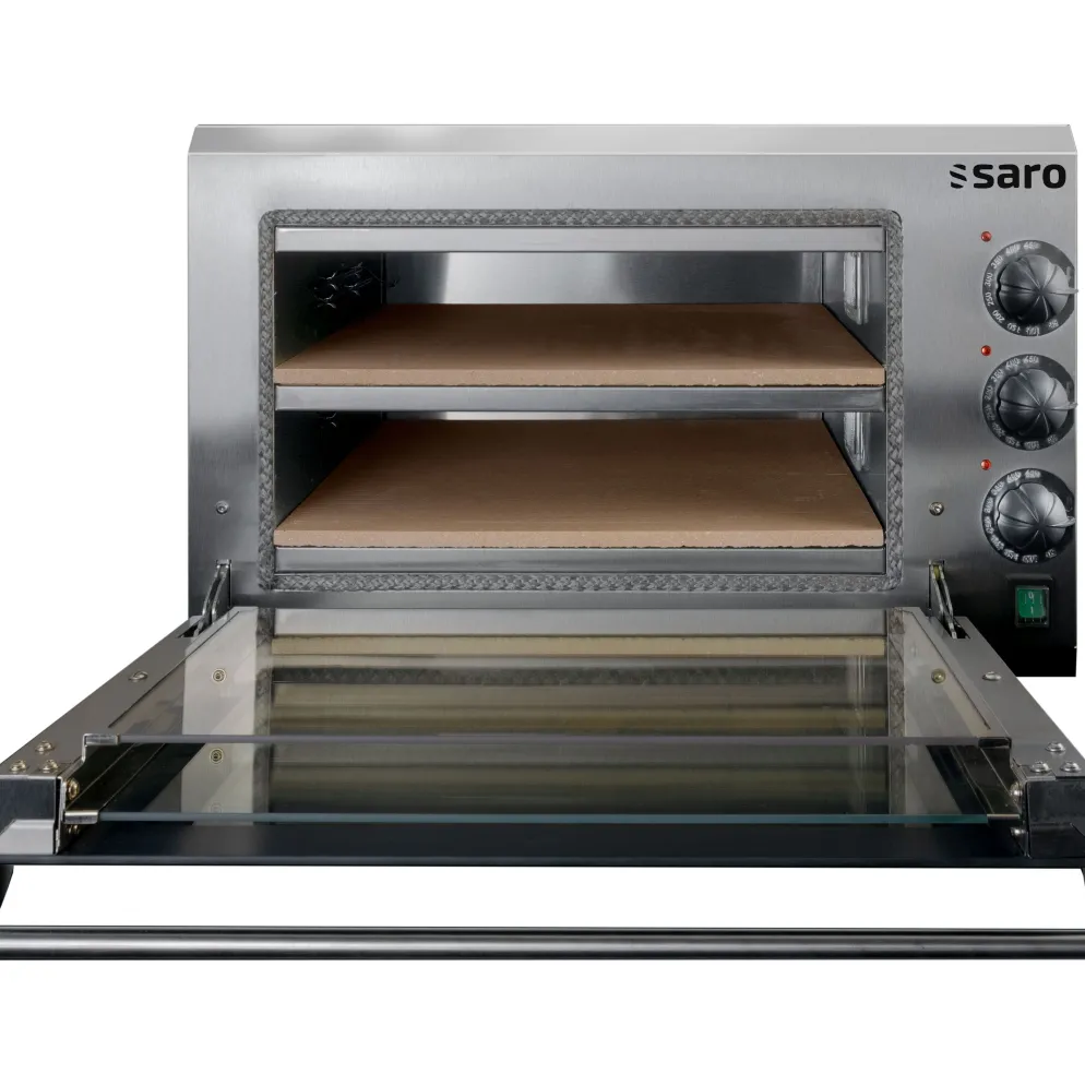 SARO Mini Pizzaofen ETNA2 für 2x Ø-40cm Pizza, 230V