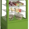 SARO Mini-Umluftkühlvitrine SC 70 grün, 68 L