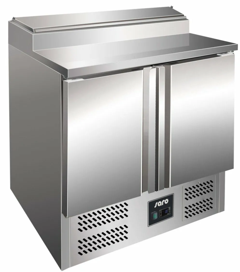SARO Pizza Belegstation - 1/6 GN FRAN 2-türig, 900x700x1010 mm
