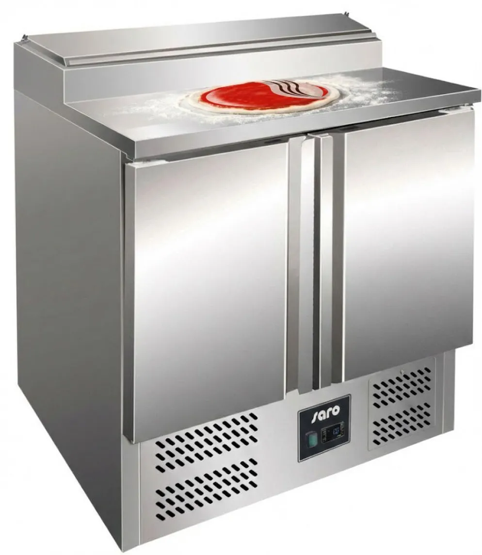 SARO Pizza Belegstation - 1/6 GN FRAN 2-türig, 900x700x1010 mm