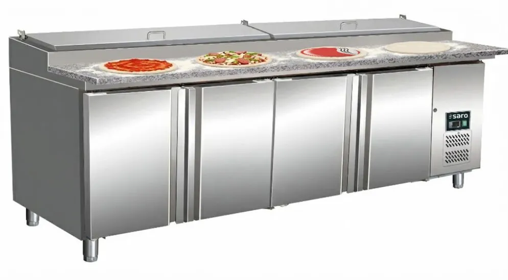 SARO Pizza Belegstation, Granitarbeitsplatte, 1/3 GN SH 2500mm