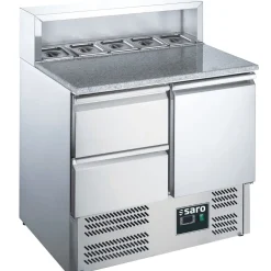 SARO Pizzatisch Kühltisch EPS900 1/2, Breite 903mm