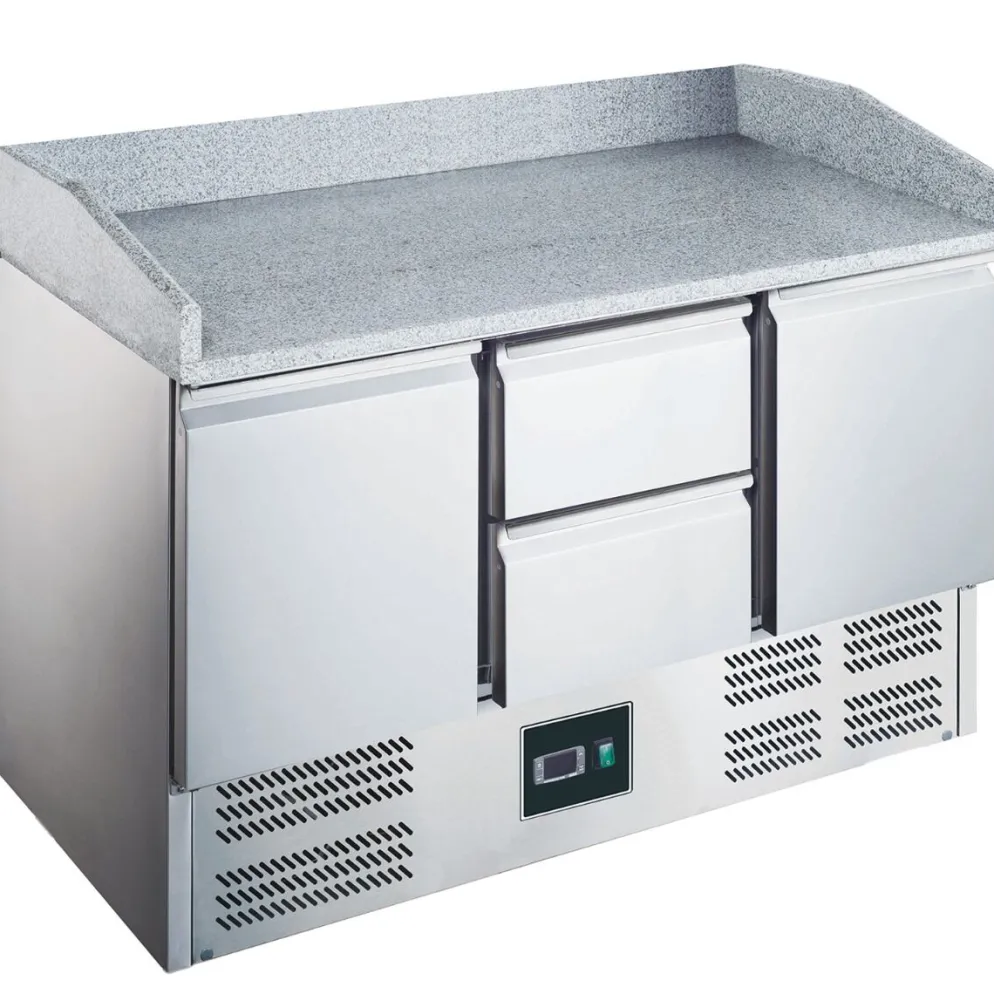 SARO Pizzatisch Kühltisch S903PZ 2/2, Breite 1400mm
