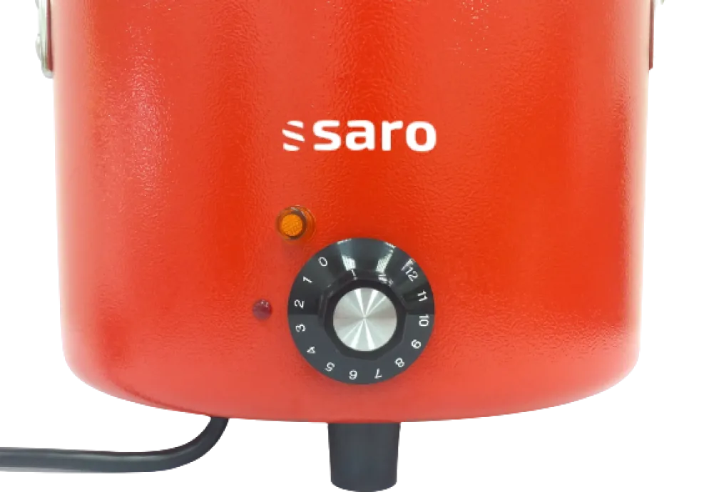 SARO Retro Suppenkessel rot, 1400 W