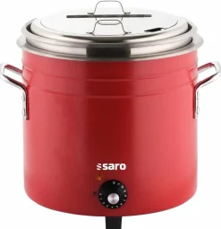 SARO Retro Suppenkessel rot, 1400 W