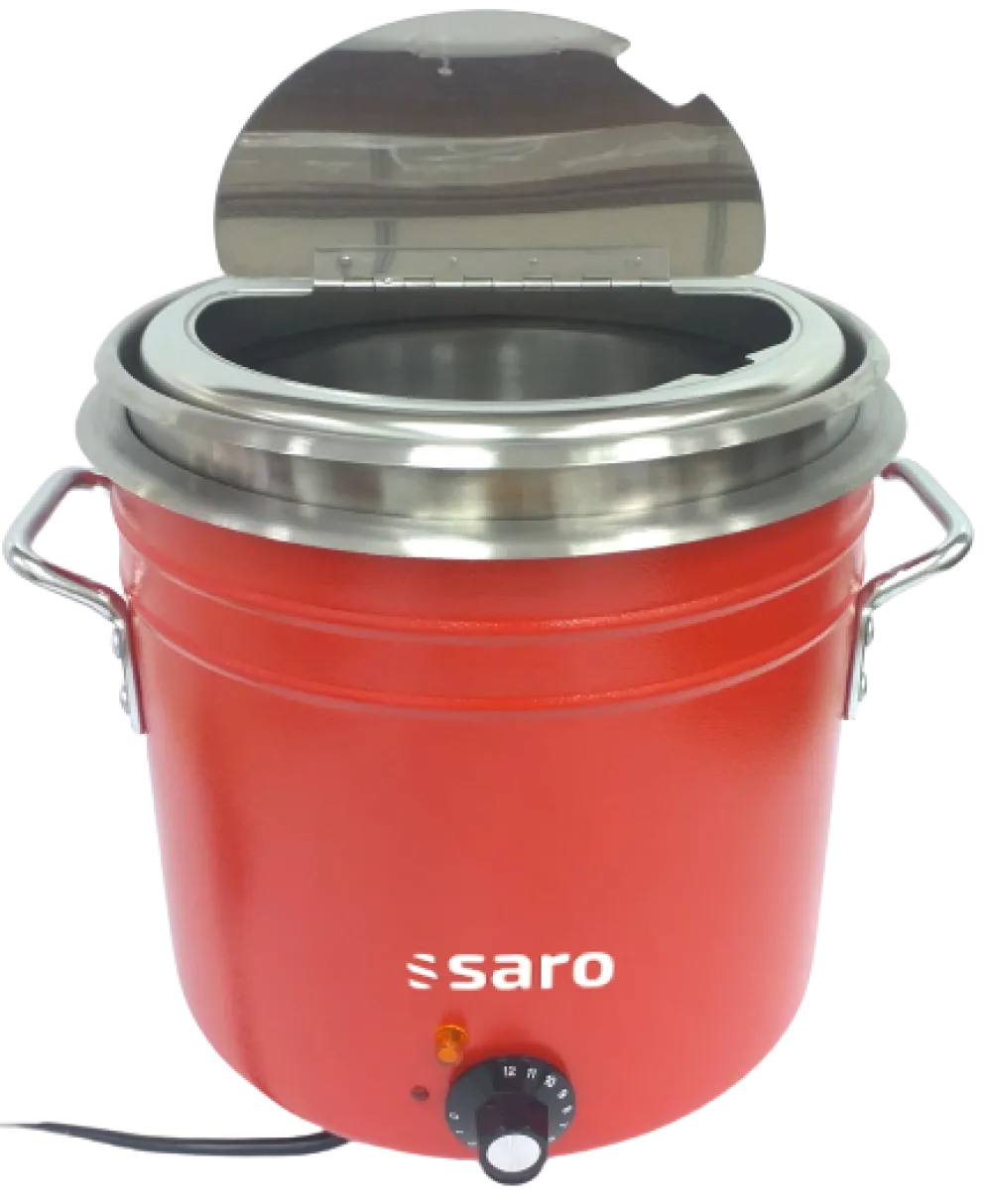 SARO Retro Suppenkessel rot, 1400 W