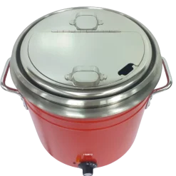SARO Retro Suppenkessel rot, 1400 W