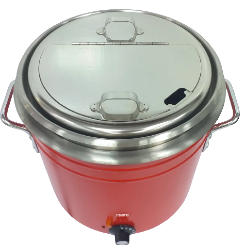 SARO Retro Suppenkessel rot, 1400 W