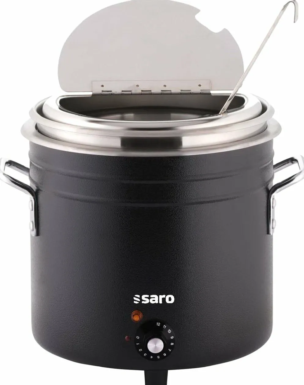 SARO Retro Suppenkessel schwarz, 1400 W