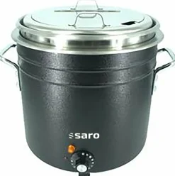 SARO Retro Suppenkessel schwarz, 1400 W