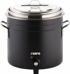 SARO Retro Suppenkessel schwarz, 1400 W
