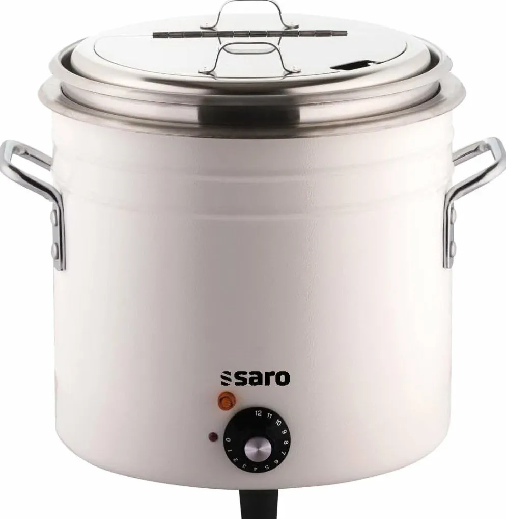 SARO Retro Suppenkessel weiß, 1400 W