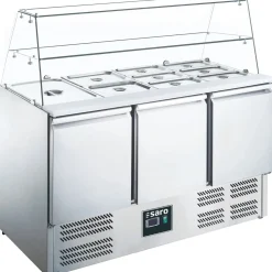 SARO Saladette ES 903 G mit Glasaufsatz für 4x 1/1 GN