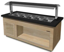 SARO Salatbar für 5x 1/1 GN, PREMIUM LINE SB-K200 OAK