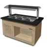 SARO Salatbar PREMIUM LINE SB-K130 OAK für 3x 1/1 GN