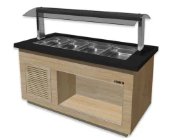 SARO Salatbar PREMIUM LINE SB-K170 OAK für 4x 1/1 GN
