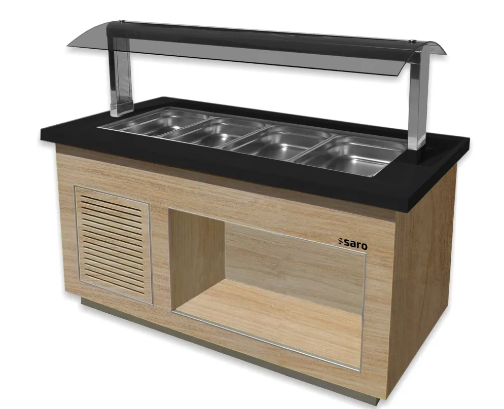 SARO Salatbar PREMIUM LINE SB-K170 OAK für 4x 1/1 GN