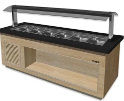 SARO Salatbar PREMIUM LINE SB-K230 OAK für 6x 1/1 GN