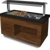 SARO Salatbar Premium SB-K170 braun/schwarz für 4x 1/1 GN