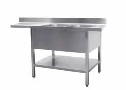 SARO Spülcenter 2 Becken rechts - B 1800 x T 700 mm