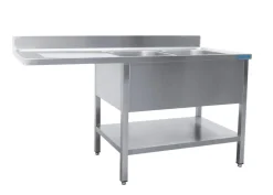 SARO Spülcenter 2 Becken rechts - B 1600 x T 700 mm