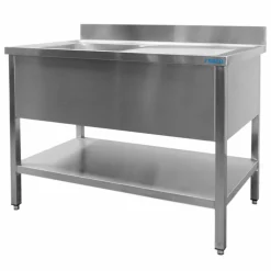 SARO Spültisch 1 Becken, links - B 1200 x T 600 mm