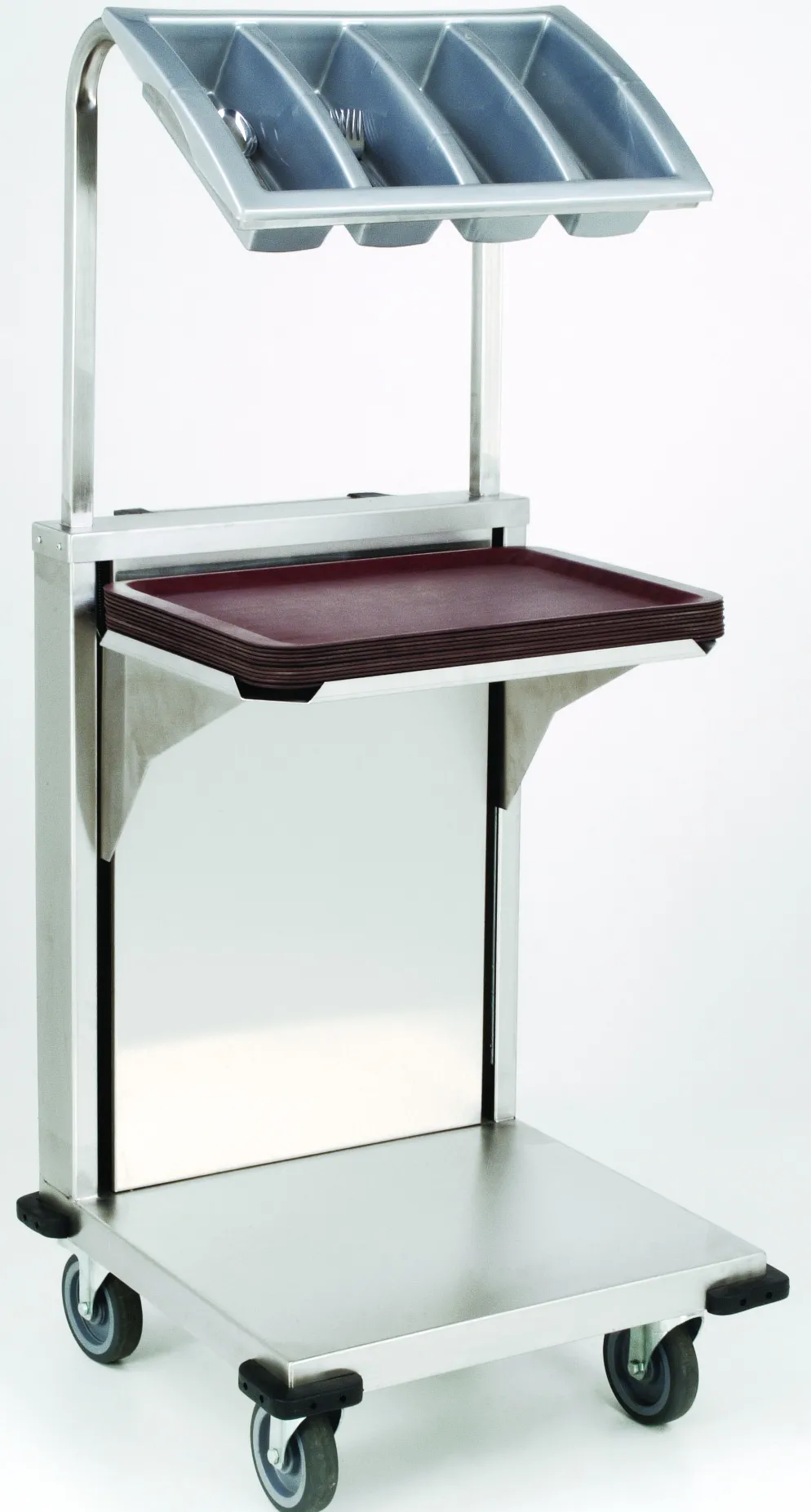 SARO Tablettspender Edelstahl+Besteckkasten TAB2