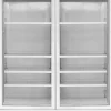 SARO Tiefkühlschrank mit 2 Glastüren D 920 weiß