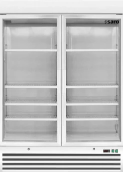 SARO Tiefkühlschrank mit 2 Glastüren D 920 weiß