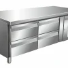 SARO Unterbaukühltisch mit 2x 2 Schubladen, UGN 2140 TN, Breite 1360mm
