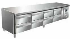 SARO Unterbaukühltisch mit 4x 2 Schubladen UGN 4