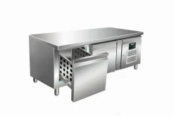 SARO Unterbaukühltisch UGN 2100 TN-2S GN1/1, 2 Schubladen, 1360x700x650mm