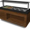 SARO 5x 1/1 GN Premium Salatbar SB-K200 braun/schwarz