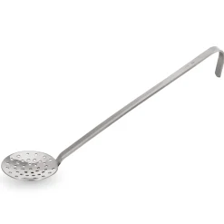 Schaumlöffel KITCHEN TOOL 2085, Ø 8 cm, 28 cm, Perforierung Ø 4 mm, Chromnickelstahl
