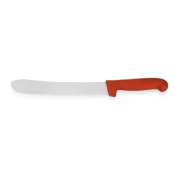 Schlachtermesser HACCP KNIFE, 38,5 cm, rot, Edelstahl, Kunststoff