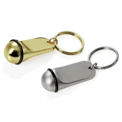 Schlüsselanhänger Set, 5 cm, silberfarben, Set á 10 Stück, Zinkguss