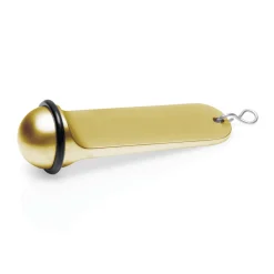 Schlüsselanhänger Set, 11 cm, titanium gold, Set á 10 Stück, Zinkguss