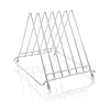 Schneidbretthalter für 6 Bretter bis max. 2,8 cm, 34,5 x 26,5 x 27,5 cm, Chromnickelstahl