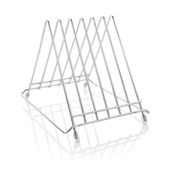 Schneidbretthalter für 6 Bretter bis max. 2,8 cm, 34,5 x 26,5 x 27,5 cm, Chromnickelstahl