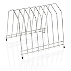 Schneidbretthalter für 8 Bretter bis max. 3 cm, 29,5 x 26 x 26 cm, Chromnickelstahl