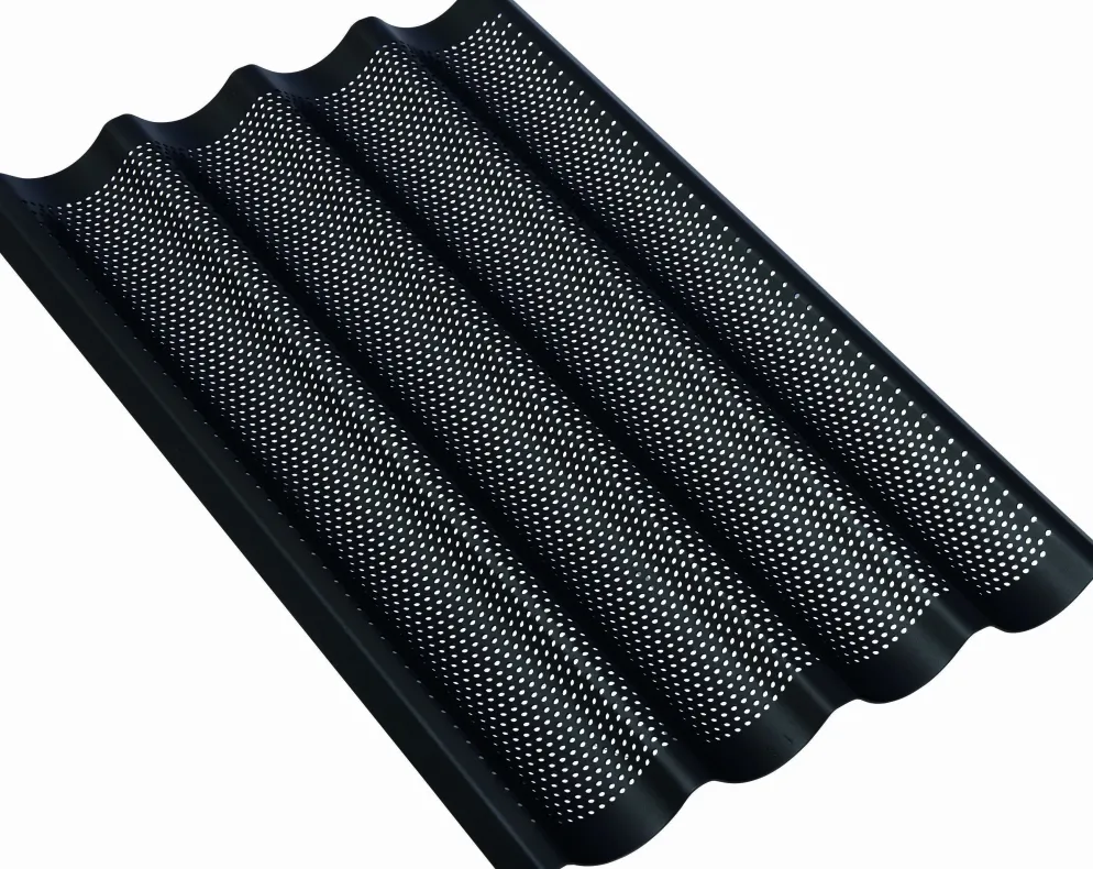SCHNEIDER Baguetteblech, 325 x 530 mm - 4 Mulden
